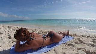 A girl with a great ass was picked up at the beach and fucked