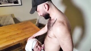 A young and beautiful girl has an intense experience