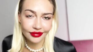 Femdom JOI cum eating instruction with Princess Lynette Phoenix