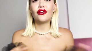 Femdom JOI cum eating instruction with Princess Lynette Phoenix