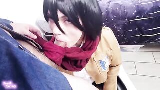 A surprise push — like a bolt from the blue, with Mikasa’s flair