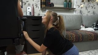 The little kitty wants to be fucked and get cum in her mouth