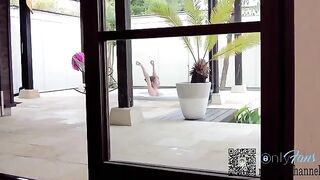 Sex with a beautiful woman in a luxury resort room