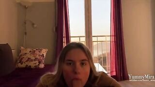 Girl's pussy is so tight that I came very quickly