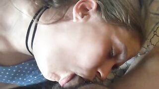 A man fulfilled the dream of every woman, giving her multiple orgasms and cum