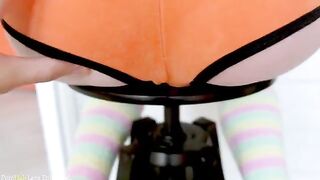 Cute step sister Lana gets her tight ass smashed by her step bro