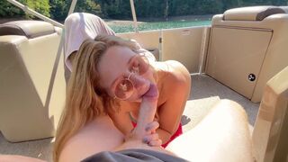 Babe has a messy double creampie on a pleasure cruise spring break
