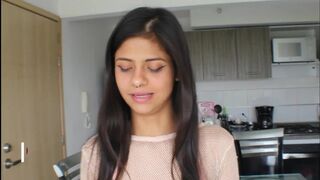 I was parading in lingerie made by my stepsister and then I fucked her