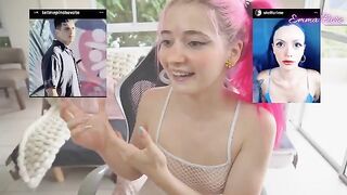 Petite TikTok thot reacts to the hottest Argentine adult content