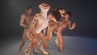 Furry attack! | Big Cock Monster Orgy | 3D Porn Wild Life