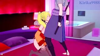 Naruko Uzumaki brought Sasuke Uchiha to a love hotel room for fun