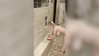 I came after using my sex machine under the shower