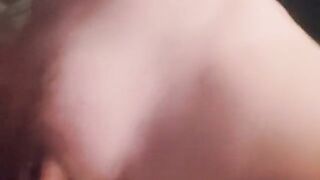 I play with her nipples then she fucks my face in an intense homemade scene